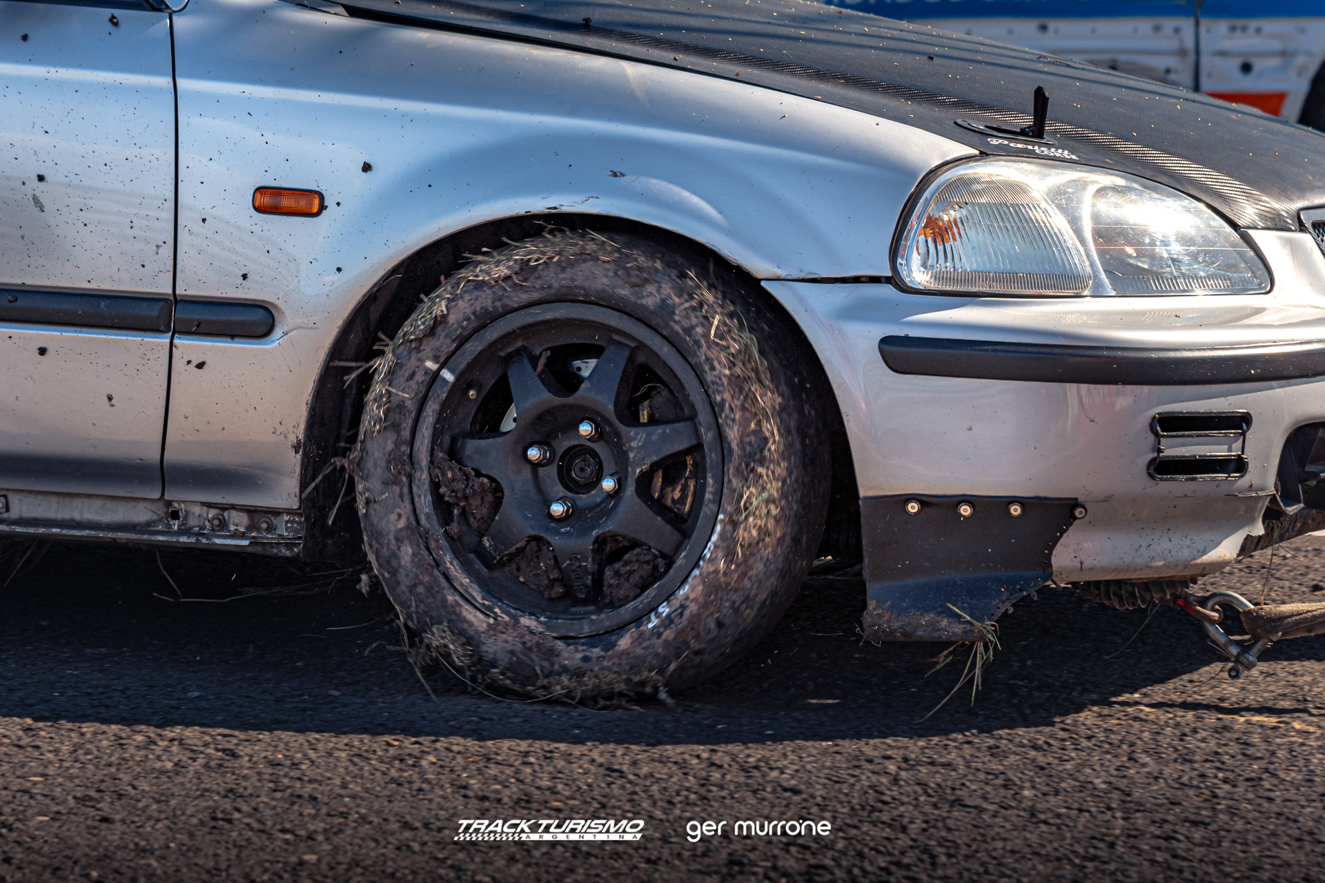 Honda VTI después del despiste