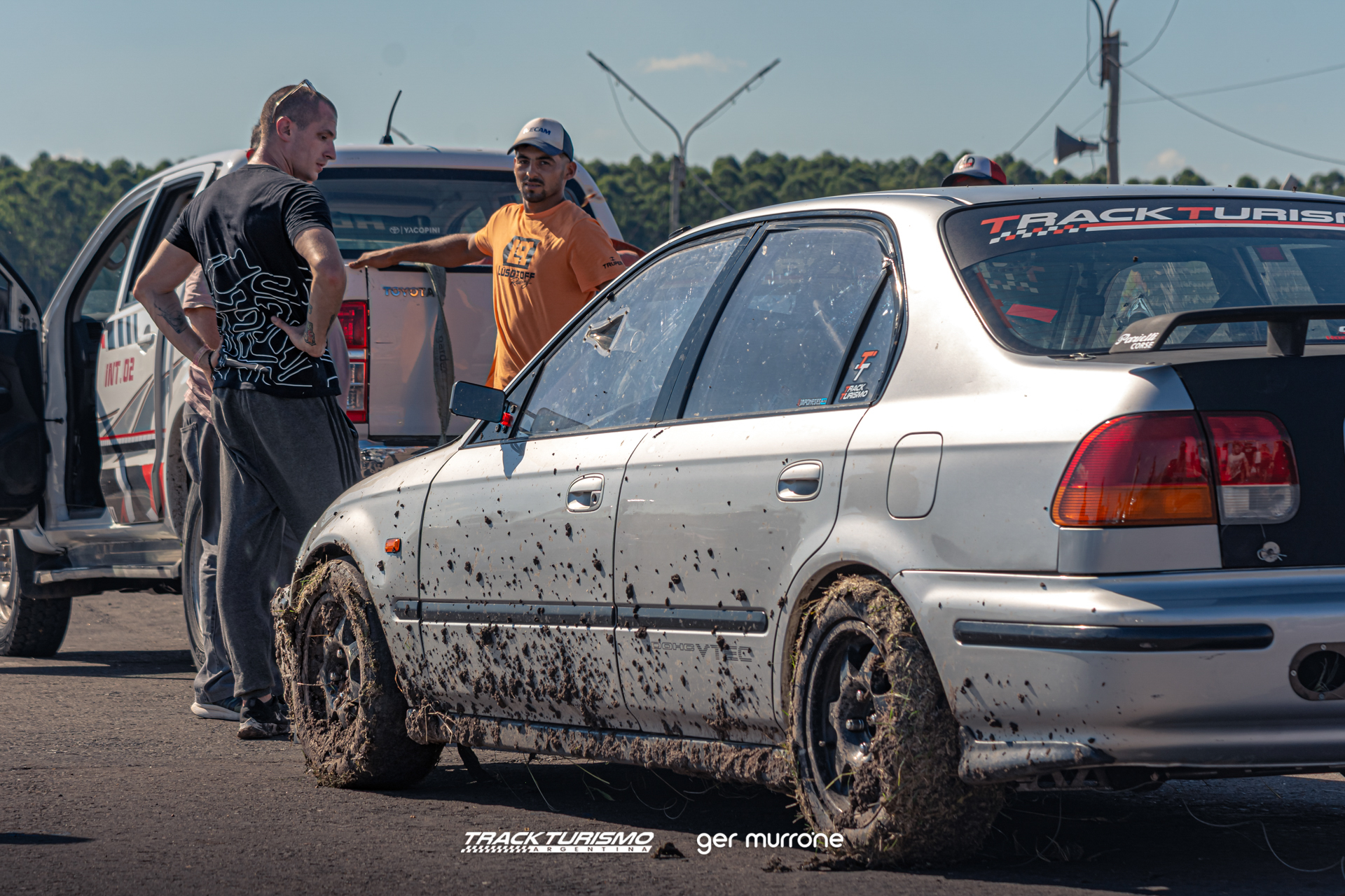 Honda VTI después del despiste