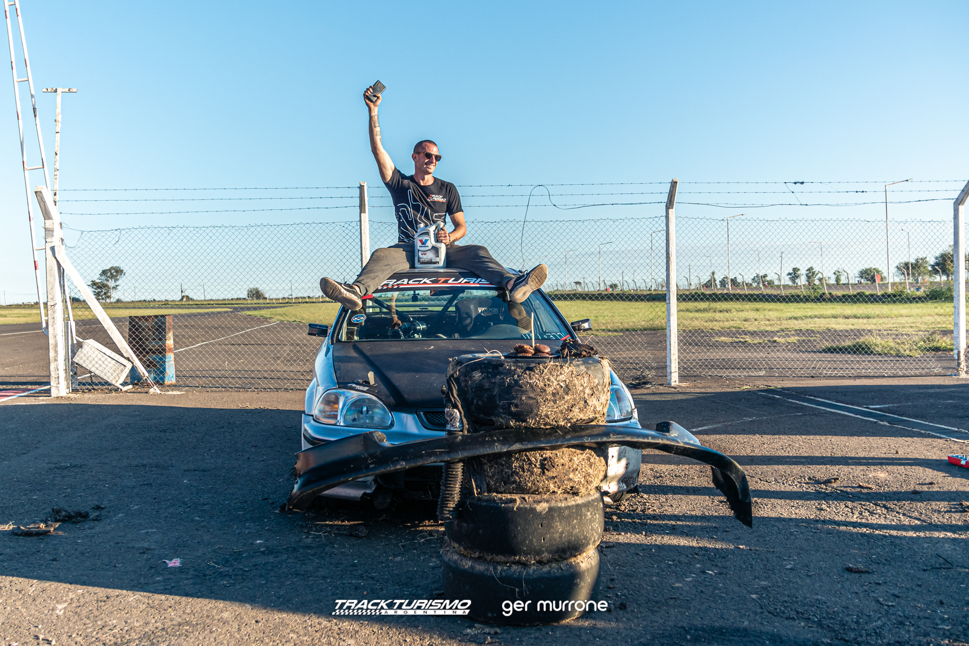 Honda VTI después del despiste