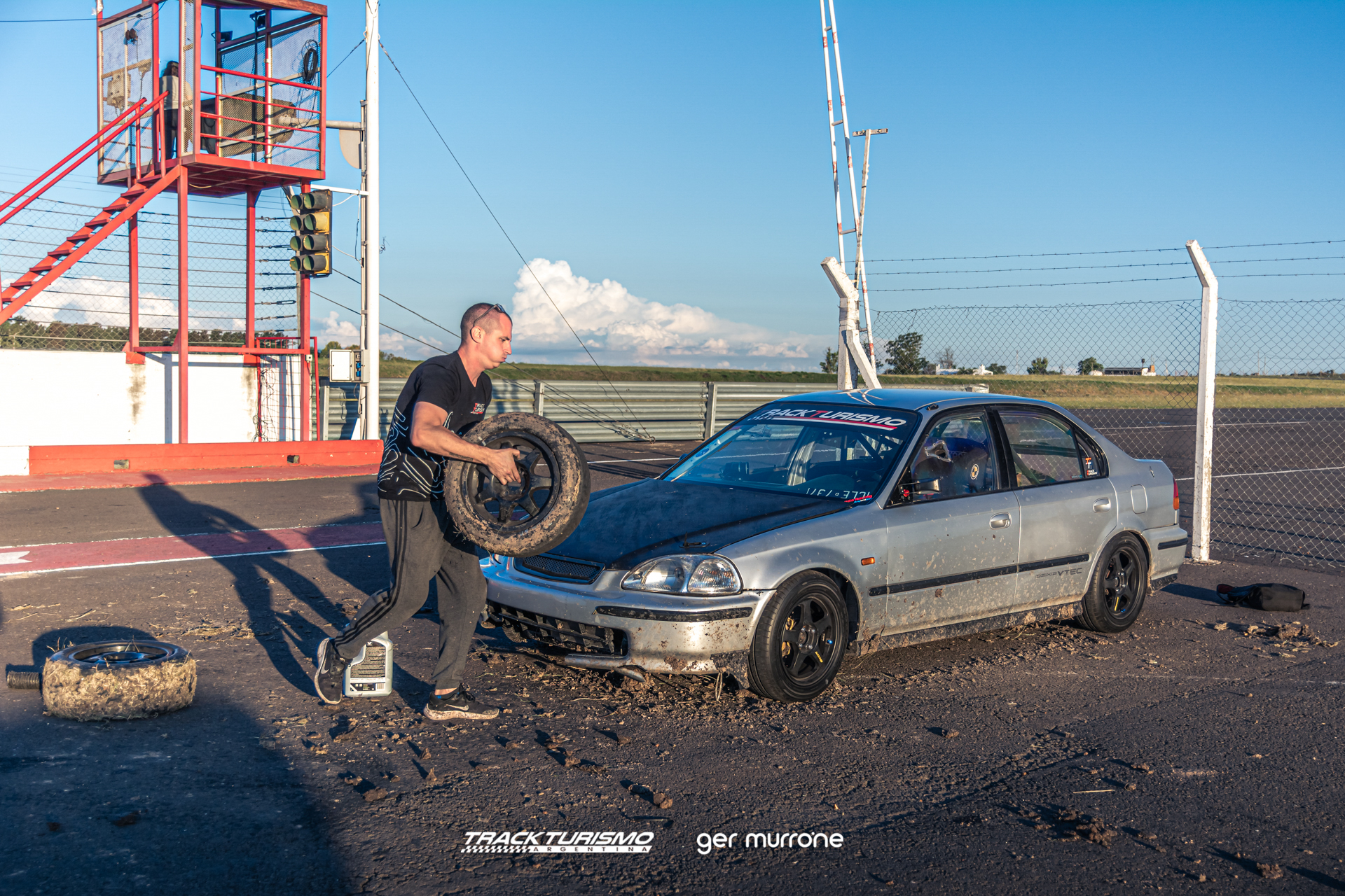 Honda VTI después del despiste