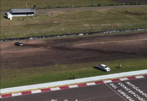 Incidente - Napo despiste curva 1